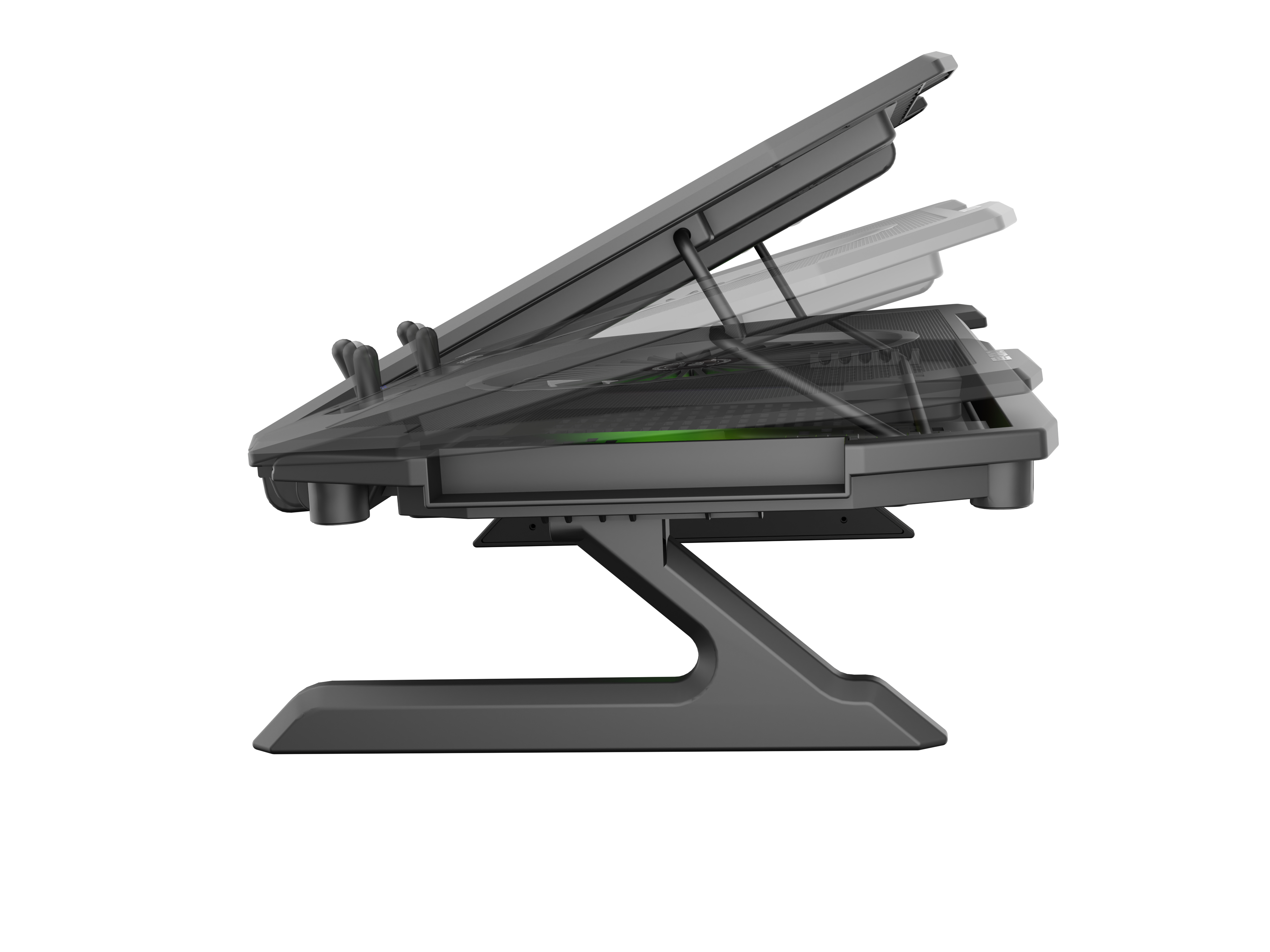 natec chladici podložka pro NB Oxid 850 RGB 15.6-17.3 5xVentilator, Ansicht 3