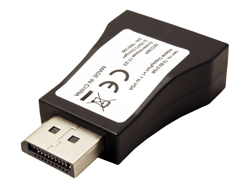 VALUE Videoadapter - DisplayPort (M) zu HD-15 (VGA)