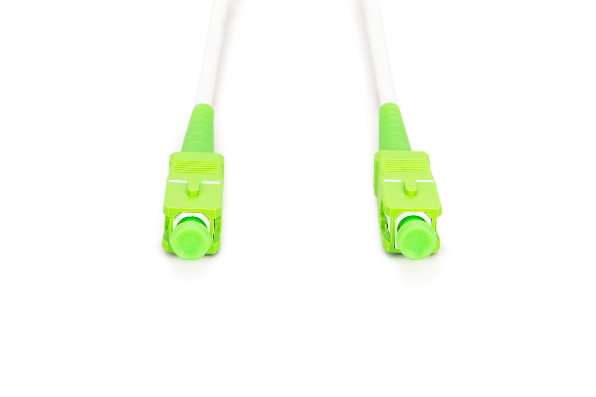 DIGITUS Glasfaser Patchkabel, stahlarmiert, simplex, singlemode, SC/APC  SC/APC, 5 m, Ansicht 2