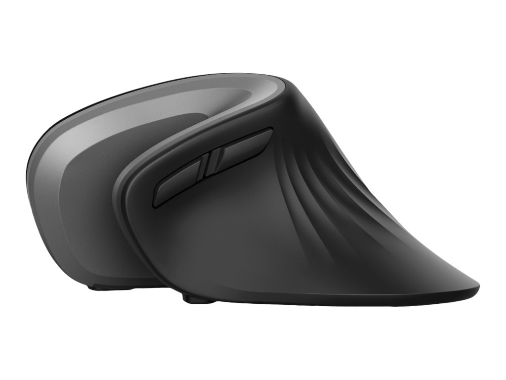 Trust Verro - Vertikale Maus - ergonomisch - Für Rechtshänder - optisch - 6 Tasten - kabellos - 2.4 GHz - kabelloser Empfänger (USB)