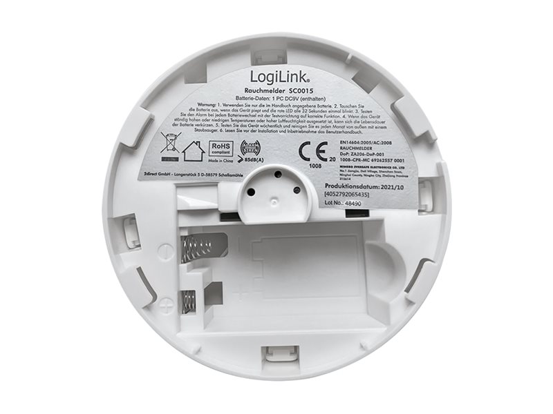 LogiLink SC0015 - Rauchmelder - batteriebetrieben, Ansicht 4