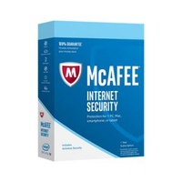 McAfee Internet Security - Abonnement-Lizenz 1 Jahr (MIS00GNR3RDD)