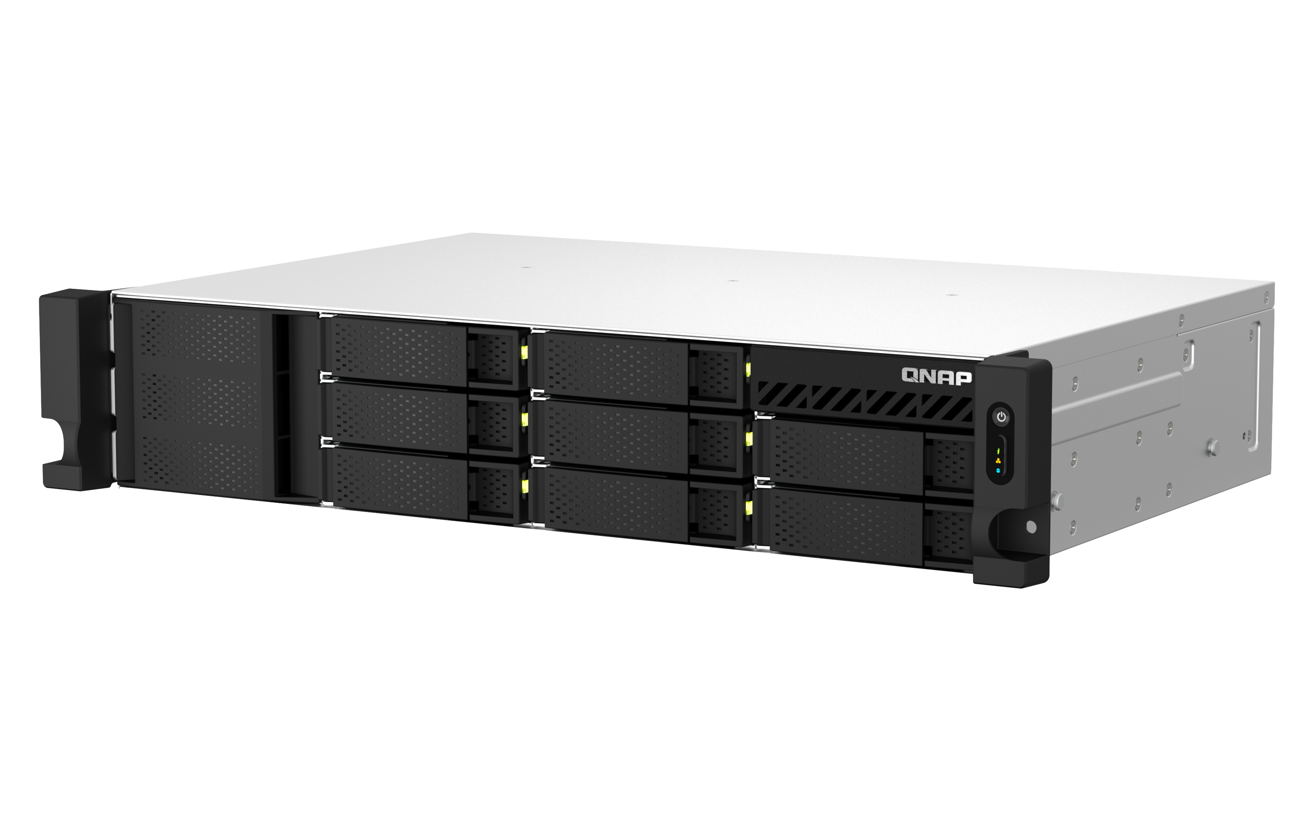 QNAP TS-864eU - NAS-Server - 8 Schächte - Rack, Ansicht 4