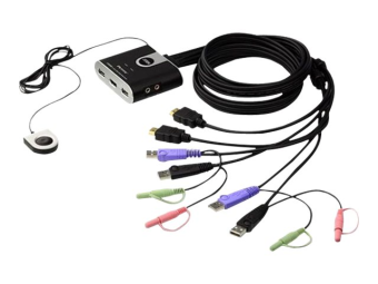 ATEN CS692 - KVM-Audio-Switch - 2 x KVMAudio