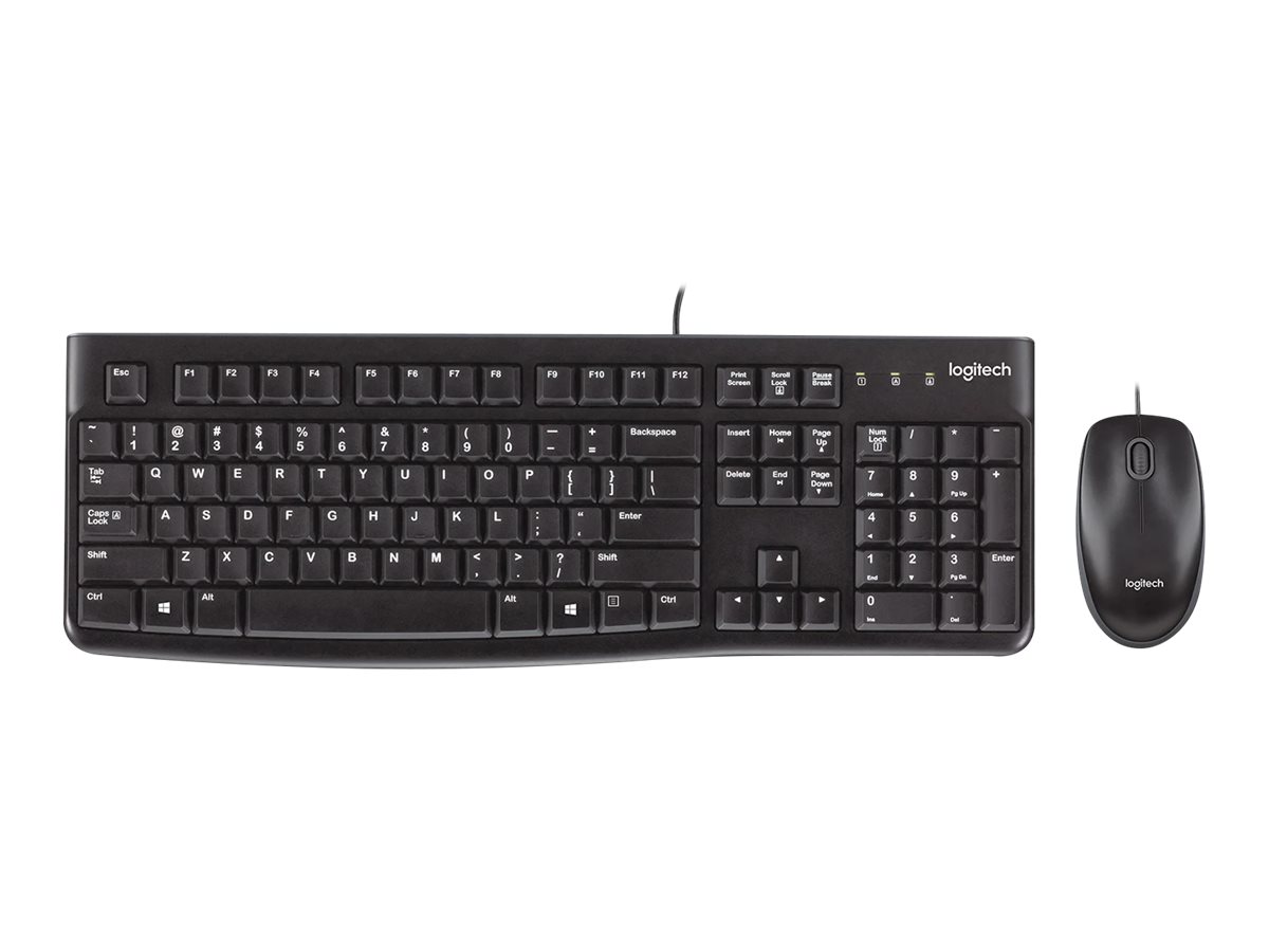 Logitech MK120 - Tastatur-und-Maus-Set - USB - QWERTZ - Deutsch