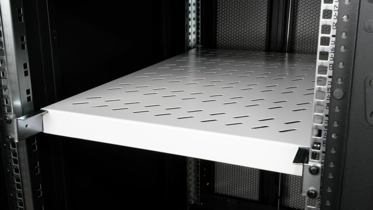 Equip Fachboden variabel 19 für Serverschränke 1U 100cm gr - 1 m - Zubehör Stromversorgung - 1 m, Ansicht 3