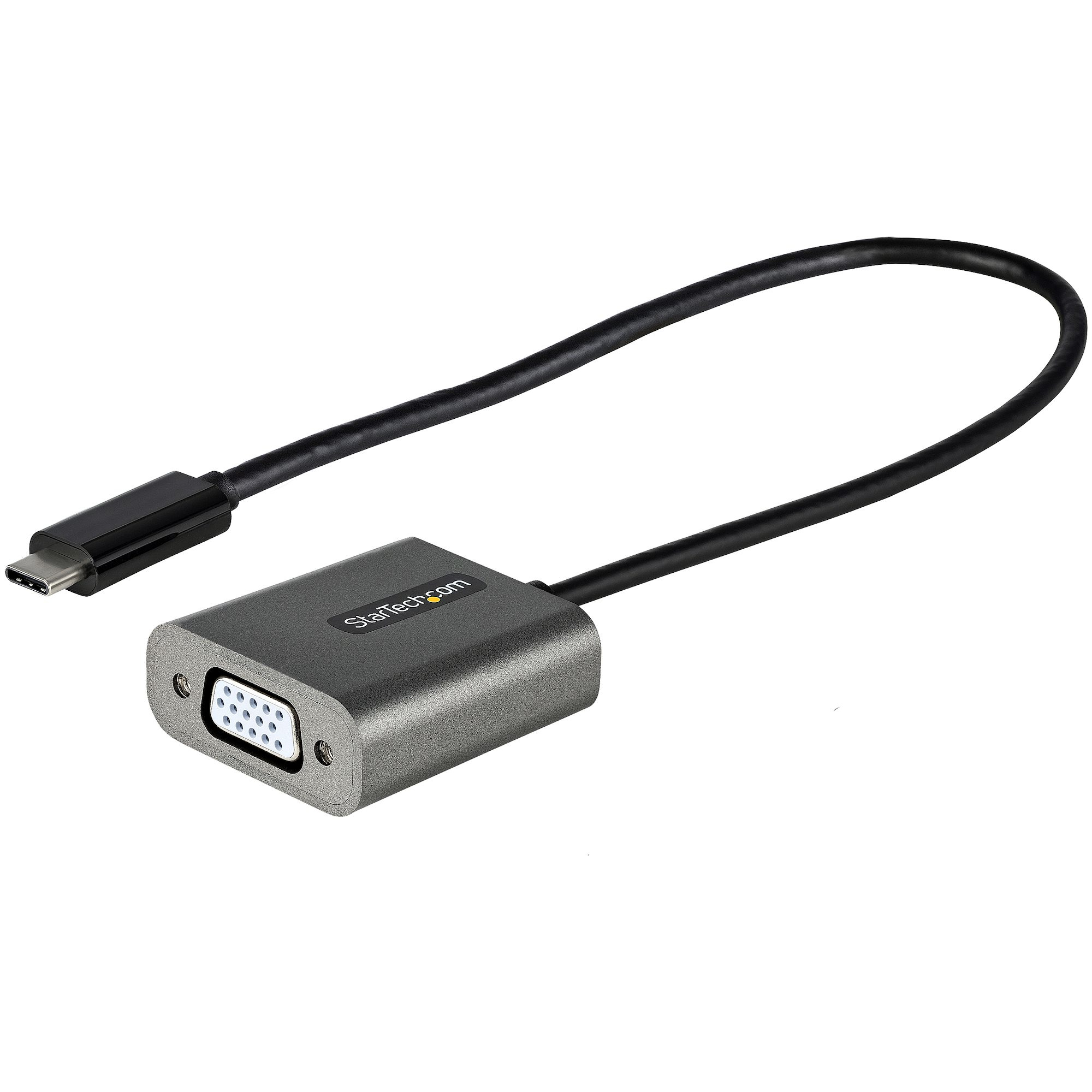 StarTech.com USB-C auf VGA Adapter - 1080p USB Typ C zu VGA Adapter Dongle - USB-C (DP Alt Modus) Image