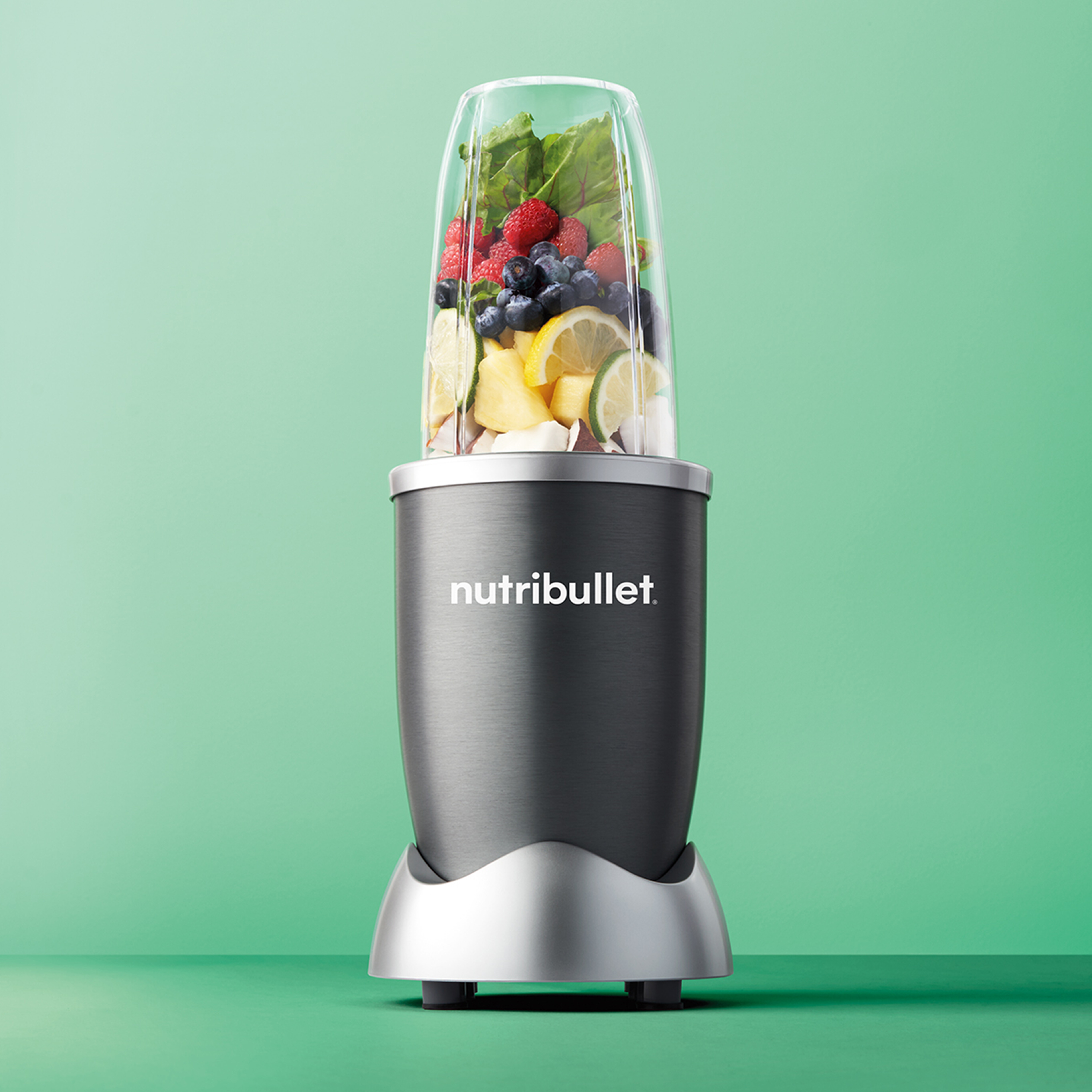 NutriBullet NB606DG - Tischplatten-Mixer - 0,7 l - Eis-Crusher - 600 W - Silber, Ansicht 3