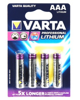 Varta Professional - Batterie 4 x AAA - Li, Ansicht 2
