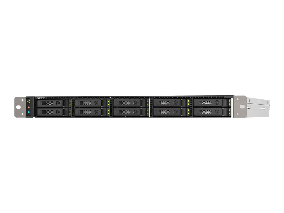 QNAP TS-h1090FU - NAS-Server - 10 Schächte - Rack - einbaufähig - SATA 6Gb/s / PCIe (NVMe)