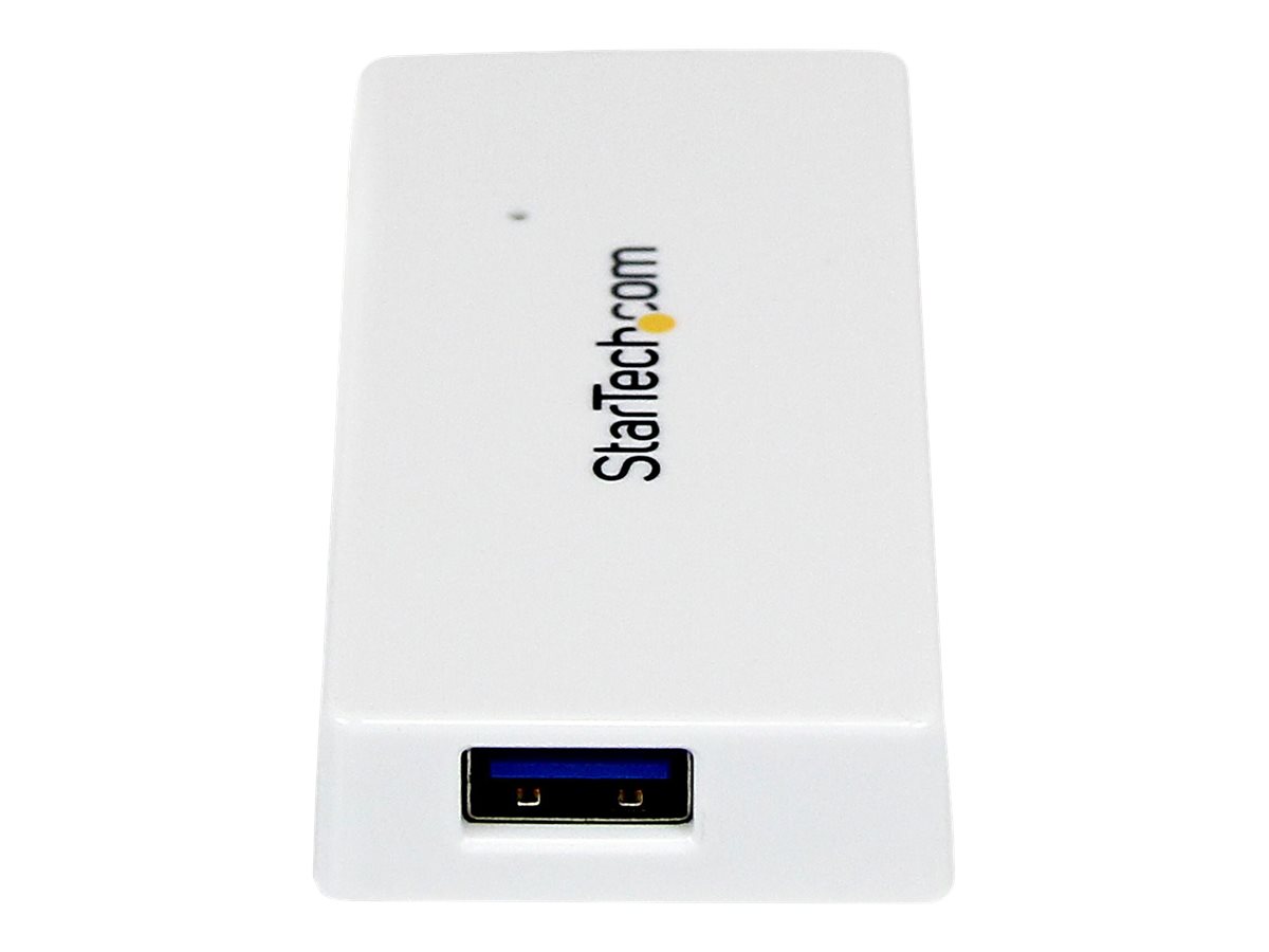 StarTech.com 4 Port USB 3.0 SuperSpeed Hub - Weiß, Ansicht 4