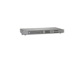 LevelOne GEP-1621 - Switch - unmanaged - 16 x 101001000 (PoE+)