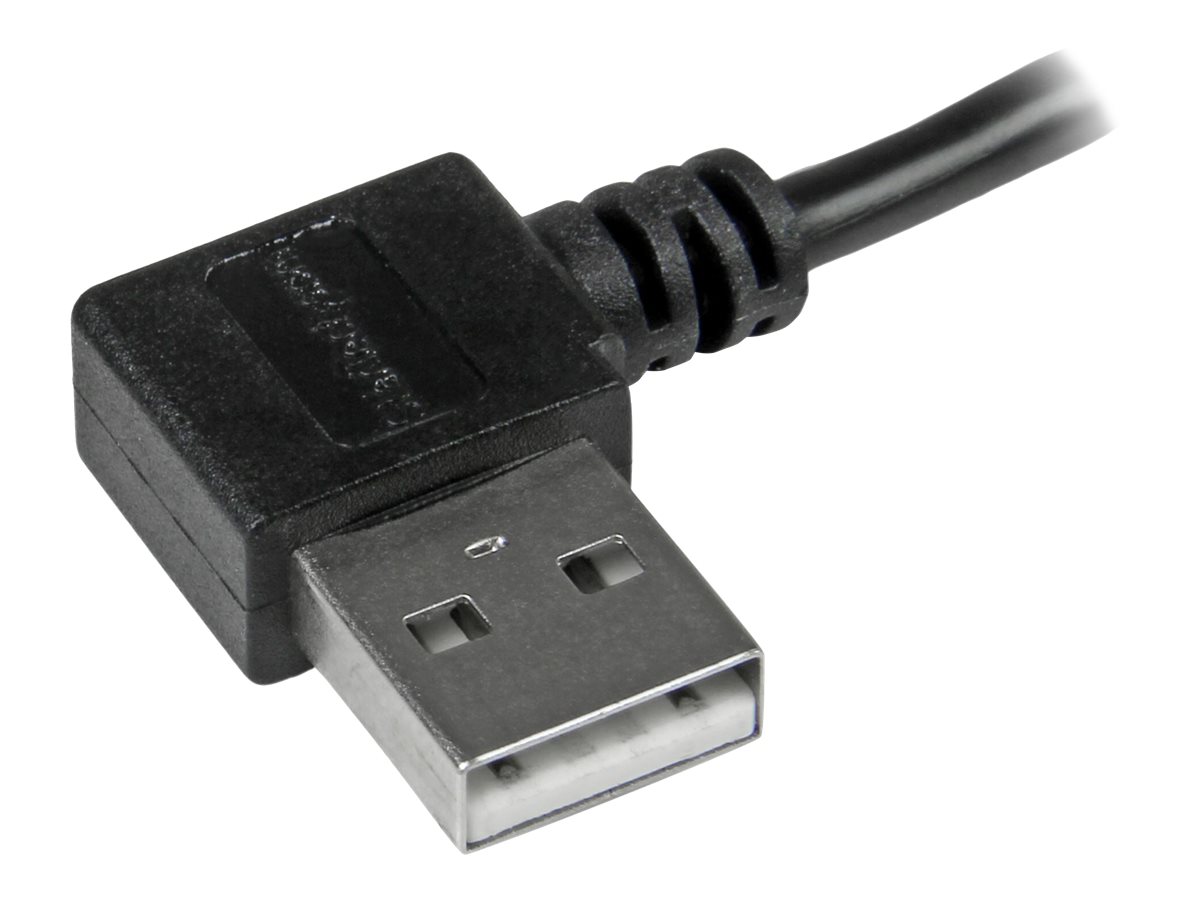 StarTech.com StarTech Micro USB Kabel mit rechts gewinkelten Anschlüssen - Stecker/Stecker - 1m - USB A zu Micro B Anschlusskabel - USB-Kabel - Micro-USB Typ B (M)