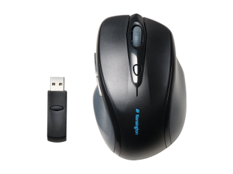 Kensington Pro Fit Full-Size - Maus - Für Rechtshänder - optisch - 6 Tasten - kabellos - 2.4 GHz - kabelloser Empfänger (USB)