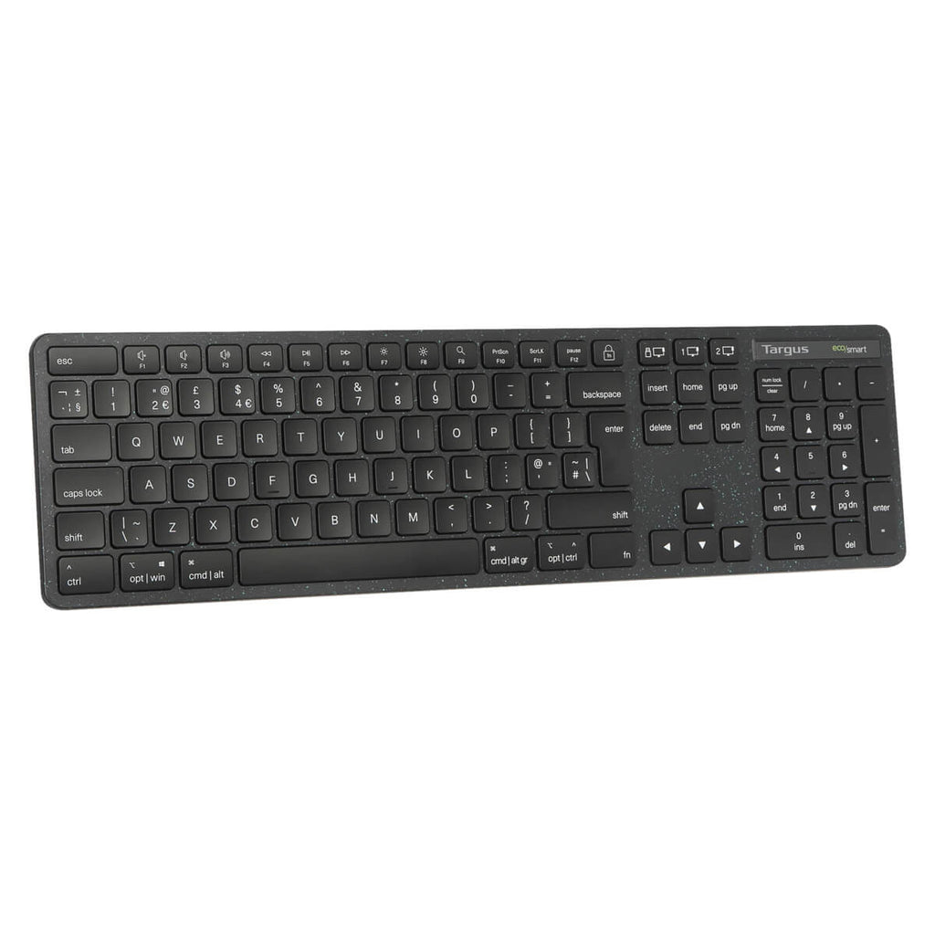 Targus EcoSmart - Tastatur - full size - antimicrobial - TL: UK, QWERTY, Ansicht 4