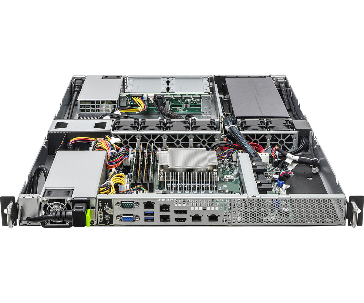ASRock Rack 1U1G-W680/2L2T - Server - Rack-Montage - 1U - 1-Weg - keine CPU - RAM 0 GB - SATA - Hot-Swap 6.4 cm (2.5), Ansicht 3