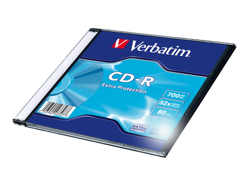 Verbatim DataLife - CD-R - 700 MB (80 Min) 52x - Jewel Case (Schachtel), Ansicht 2