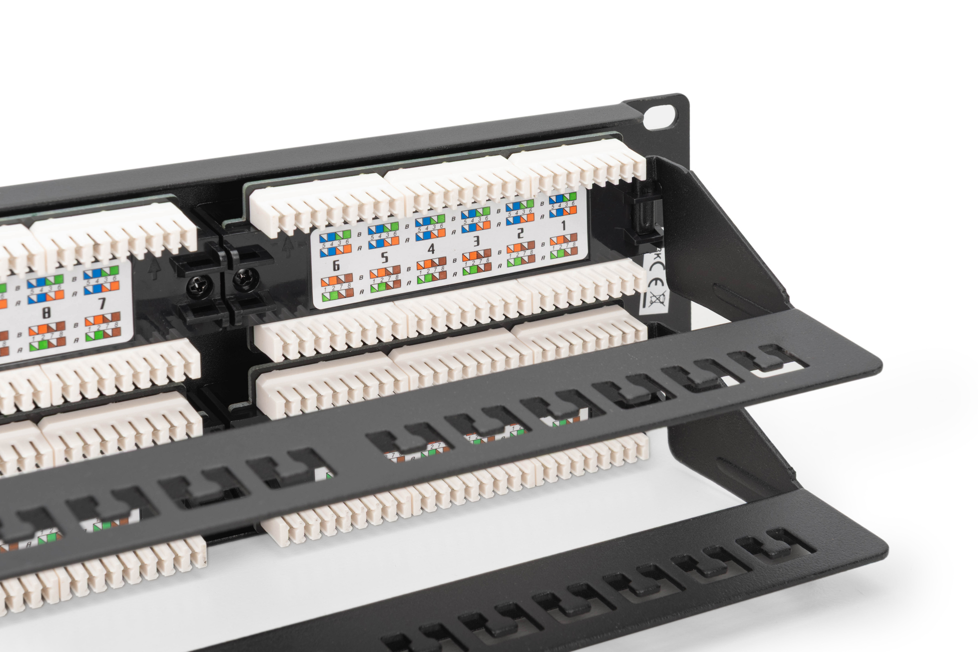 DIGITUS CAT 6, Klasse E Patch Panel, Ansicht 3
