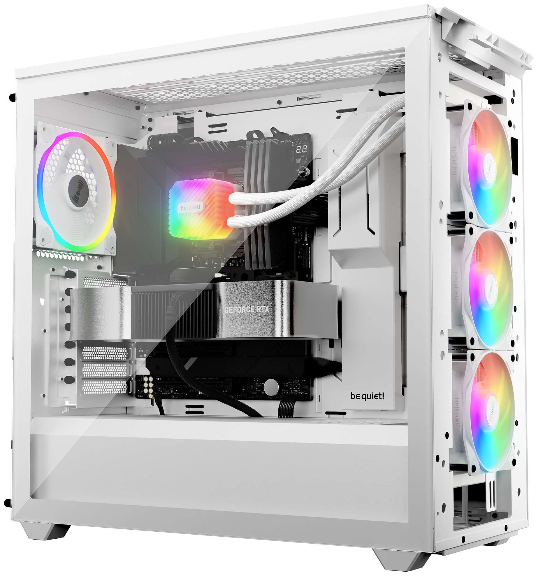 Be Quiet! Light Loop - Prozessor-Flüssigkeitskühlsystem - Kühlergröße: 360 mm - (für: LGA1851, LGA1700, LGA1200,…), Ansicht 4