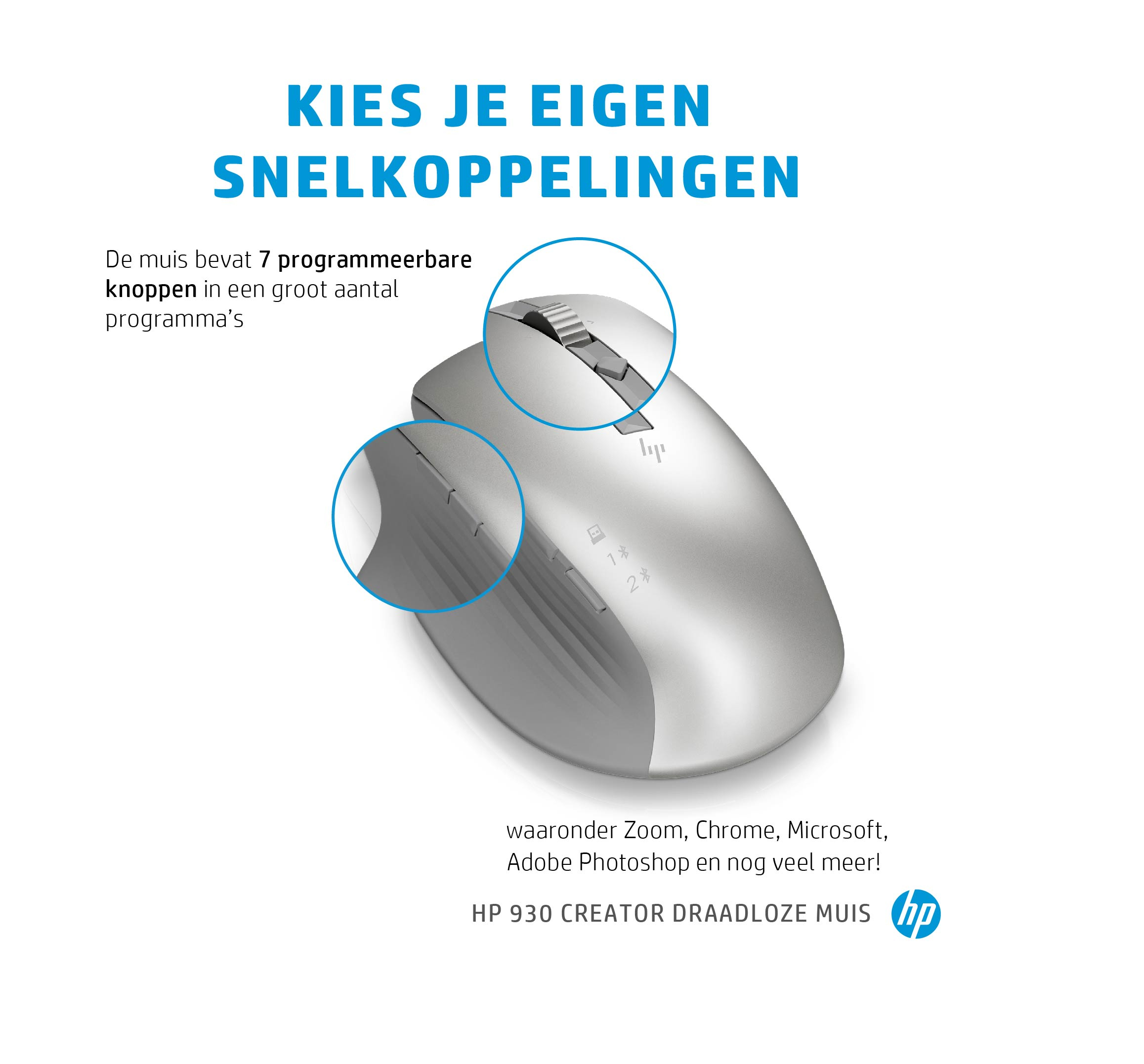 HP Creator 930 - Maus - 10 Tasten - kabellos, Ansicht 2