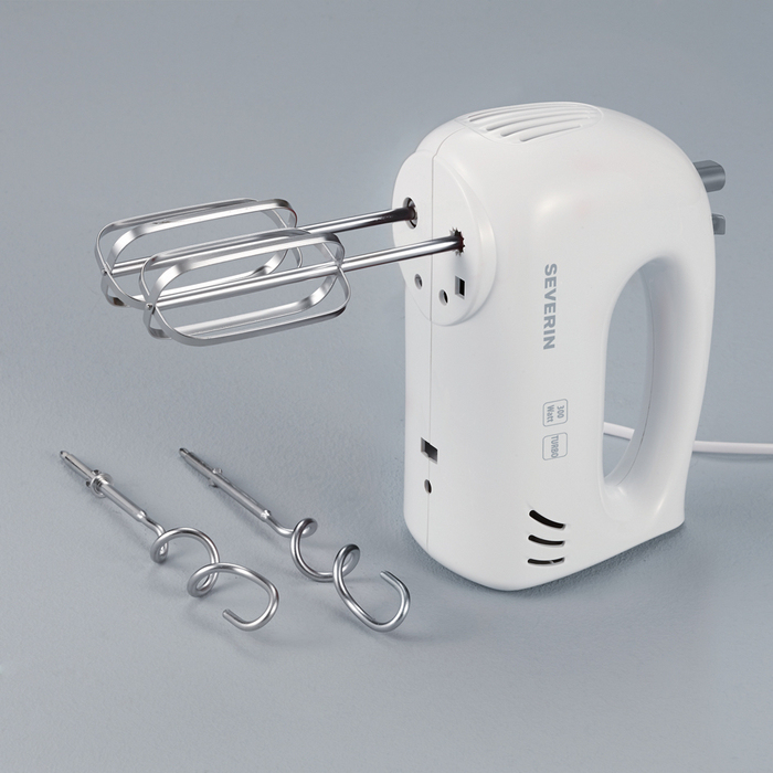SEVERIN HM 3820 - Handmixer - 300 W - Weiß/Grau, Ansicht 4
