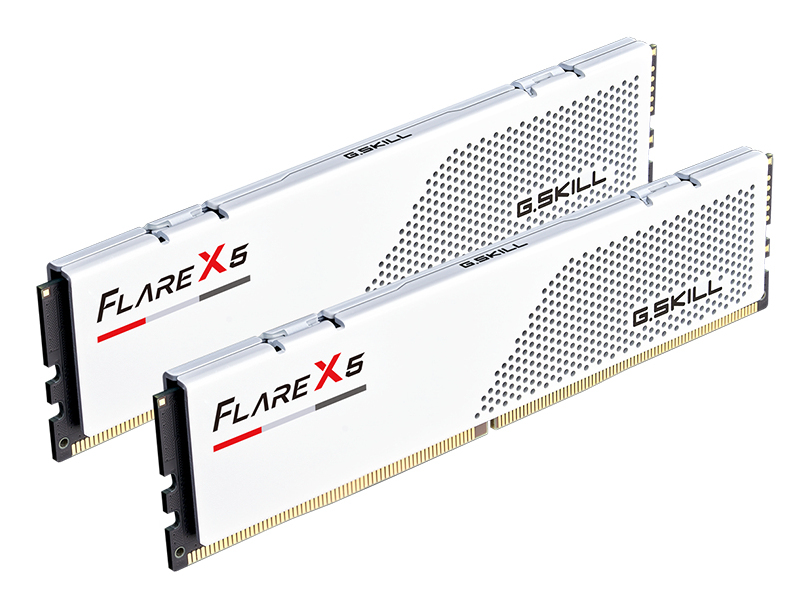G.Skill Flare X5 F5-6000J2836G32GX2-FX5W, 64 GB, 2 x 32 GB, DDR5, 6000 MHz… - Komponente für: PC, Ansicht 2