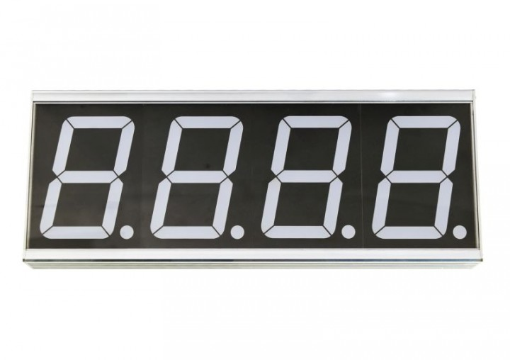 ALLNET ALL-POE-CNT-1 Wanduhr Digital wall clock Rechteck Grau, Ansicht 3