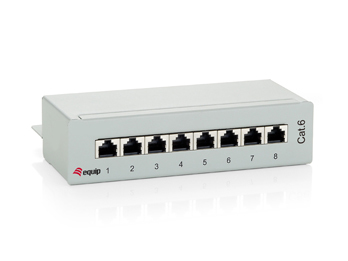 Equip Pro - Patch Panel - CAT 6 - Hellgrau, Ansicht 3