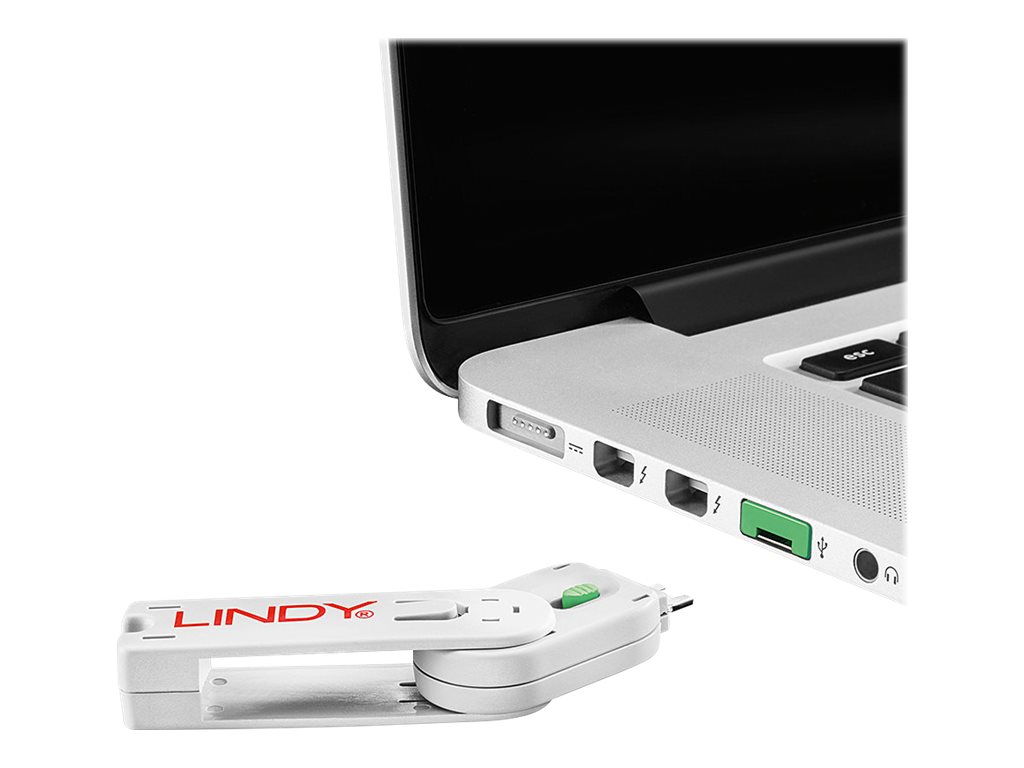 Lindy USB Port Blocker - USB-Portblocker - grün, Ansicht 4