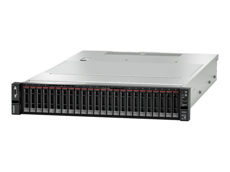 Lenovo ThinkSystem SR650 7X06 - Server - Rack-Montage - 2U - zweiweg - 1 x Xeon Silver 4215R / 3.2 GHz
