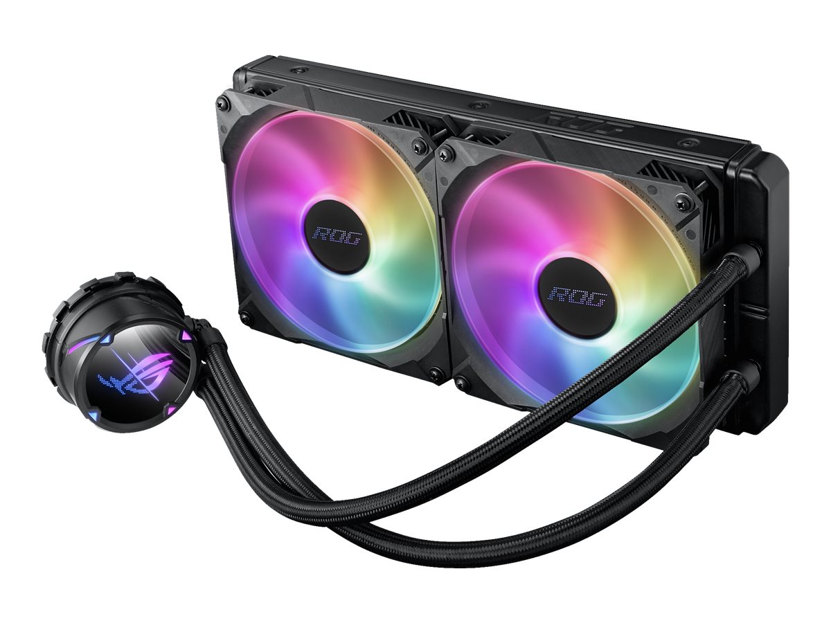 ASUS ROG STRIX LC II 280 ARGB - Prozessor-Flüssigkeitskühlsystem - Kühlergröße: 280 mm - (für: AM4, TR4, LGA1200, LGA1700, AM5, LGA115x Socket)