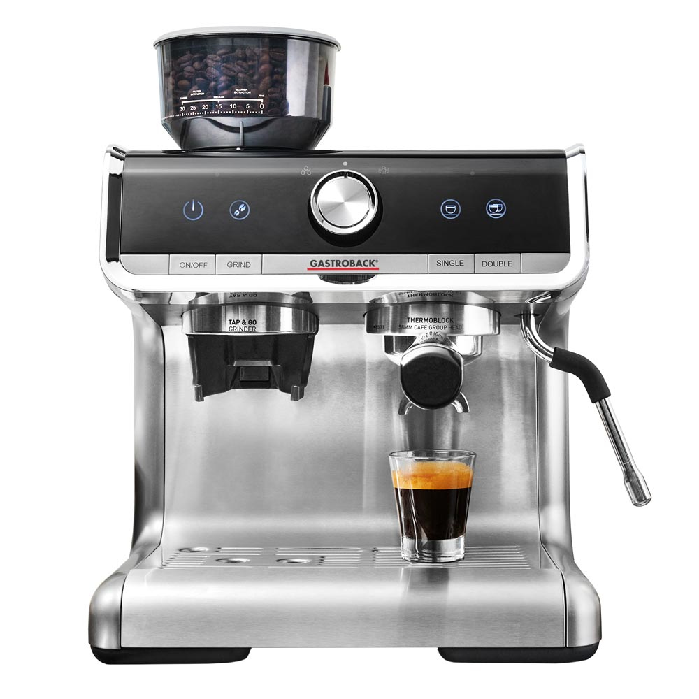 Gastroback Espresso Barista Pro - Espressomaschine - 2,8 l - Kaffeebohnen - Gemahlener Kaffee - Eingebautes Mahlwerk - 1