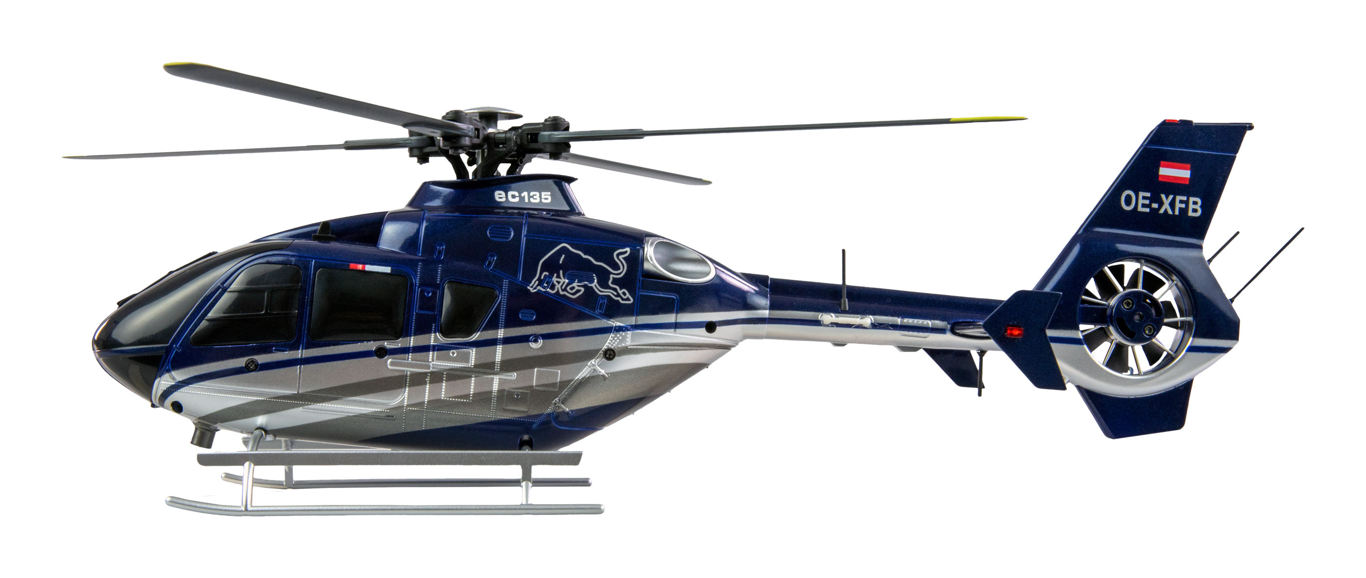 Amewi RC Helikopter EC135 Li-Po Akku 400mAh blau/schwarz, Ansicht 4