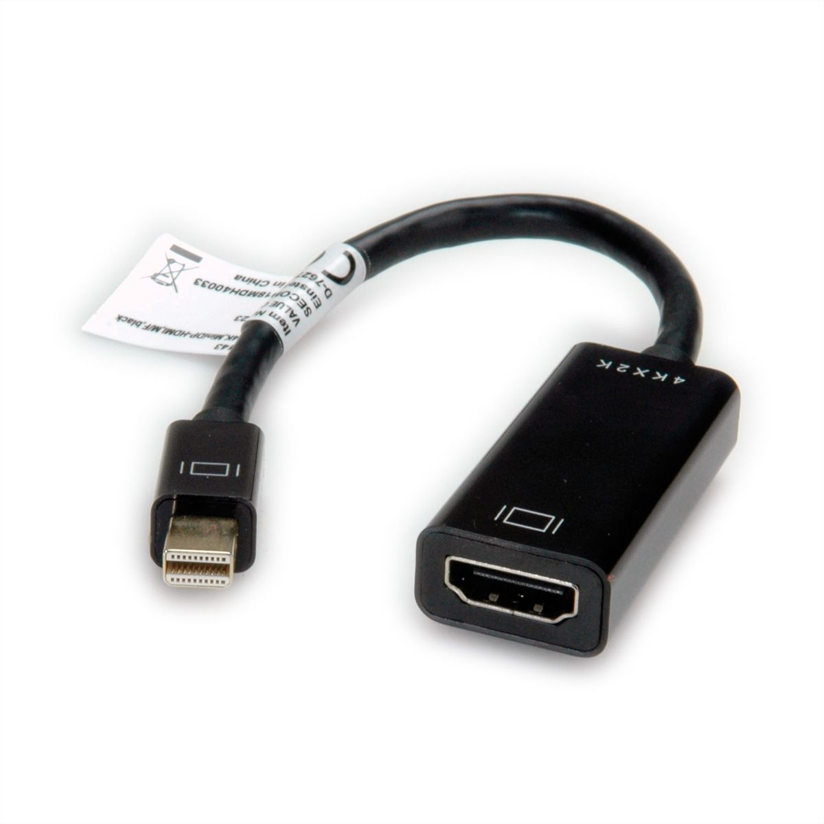 VALUE Videoadapter - Mini DisplayPort männlich zu HDMI weiblich, Ansicht 4