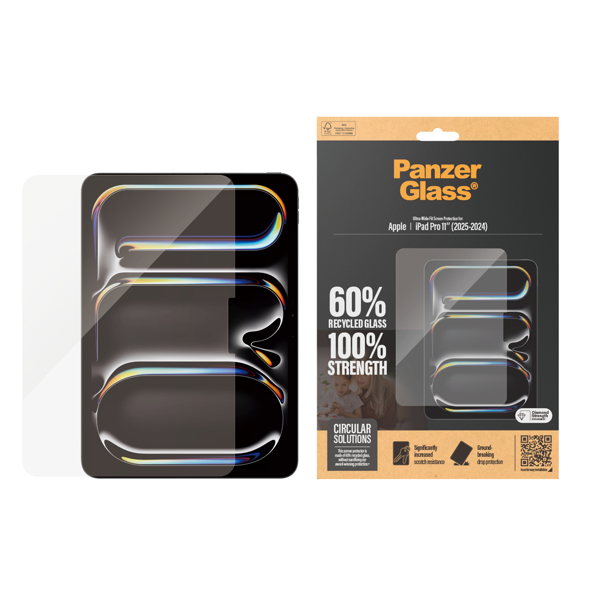 PanzerGlass Bildschirmschutz für Tablet - ultrabreite Passform, Ansicht 4