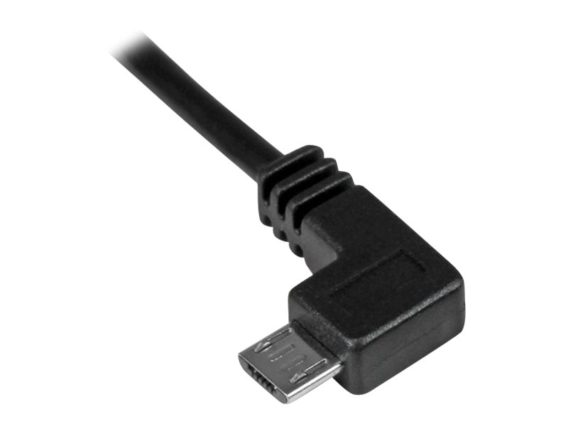 StarTech.com StarTech Micro USB Lade- und Sync-Kabel St/St - Links gewinkelt Micro-USB - 0,5m - USB-Kabel - Micro-USB Typ B (M)