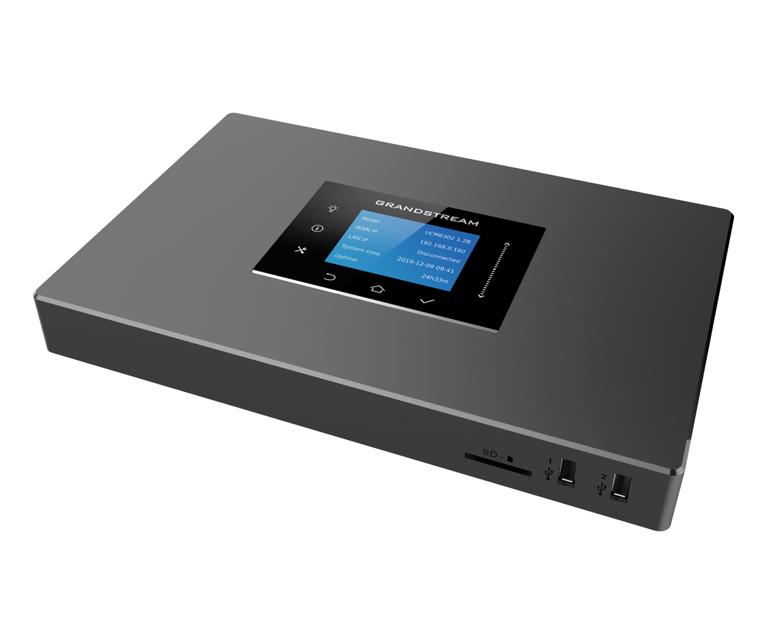 Grandstream UCM6300A - Grau - Telefonanlage - Voice-Over-IP Power over Ethernet, Ansicht 3
