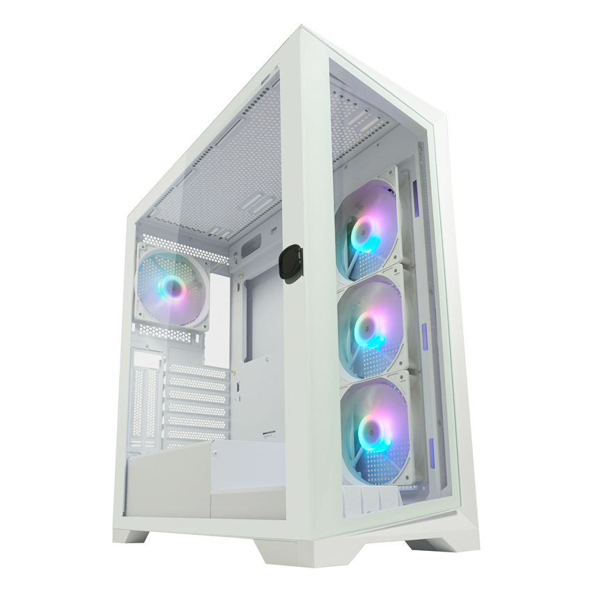 LC-Power Geh Midi Crosswind_X White o.N. - Midi/Minitower - ATX, Ansicht 2