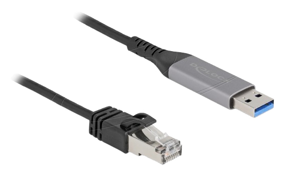 Delock USB LAN Kabel Typ-A> RJ45 Gigabit Ethernet - Kabel - Digital/Daten, Ansicht 3