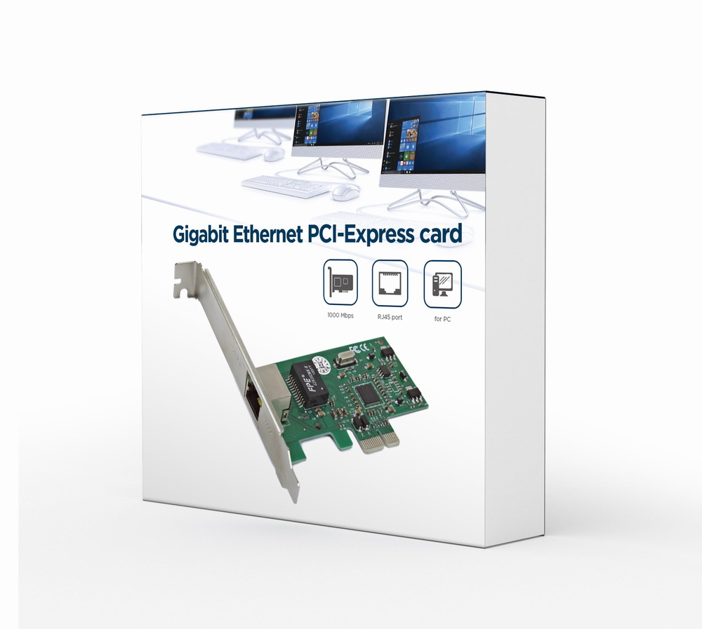 Gembird NIC-GX1 - Netzwerkadapter - PCIe - Gigabit, Ansicht 3