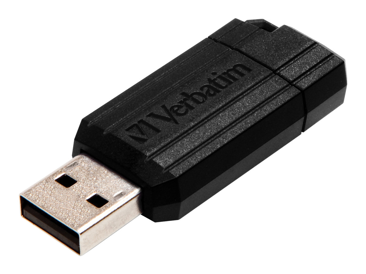 Verbatim STICK 64GB USB 2.0  StorenGo PinStripe Black
