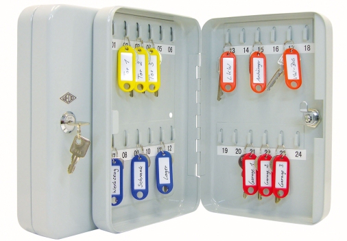 WEDO Schlüsselschrank - 24 Haken - Stahl, Ansicht 2