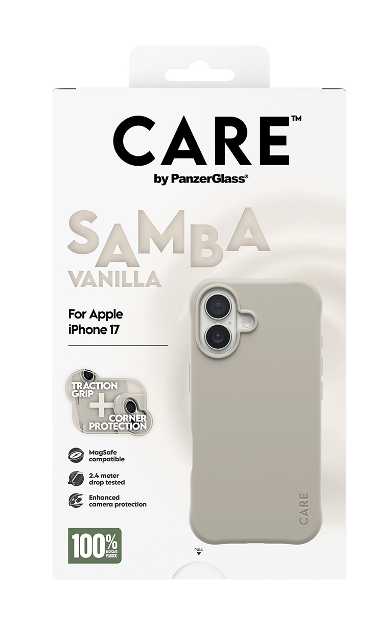 PanzerGlass CARE by Fashionable Case Samba Vanilla w. MagSafe iPhone - Apple - iPhone 17, Ansicht 4