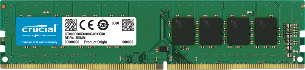 Crucial DDR4 - Modul - 32 GB - DIMM 288-PIN, Ansicht 2