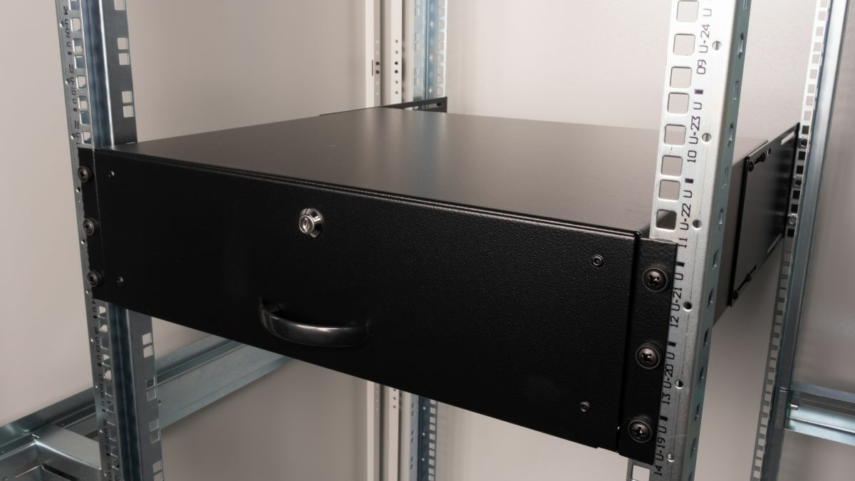 Equip Schublade 19 für Serverschränke 3U abschließbar sw - Zubehör Stromversorgung - 0,48 m, Ansicht 4