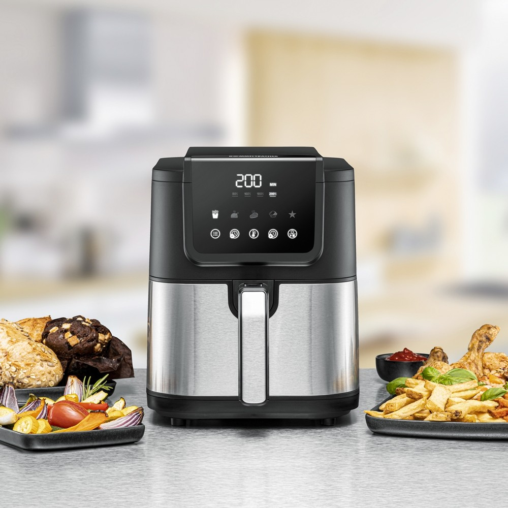 ROMMELSBACHER FRH 1500 - Heißluftfritteuse - 5 l - 0,8 kg - 80 °C - 200 °C - 60 min, Ansicht 2