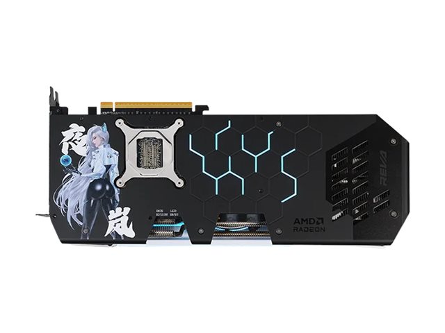 PowerColor RX 9070XT Hellhound Reva OC RX9070XT 16G-L/O retail - 16.384 MB - GDDR6, Ansicht 2