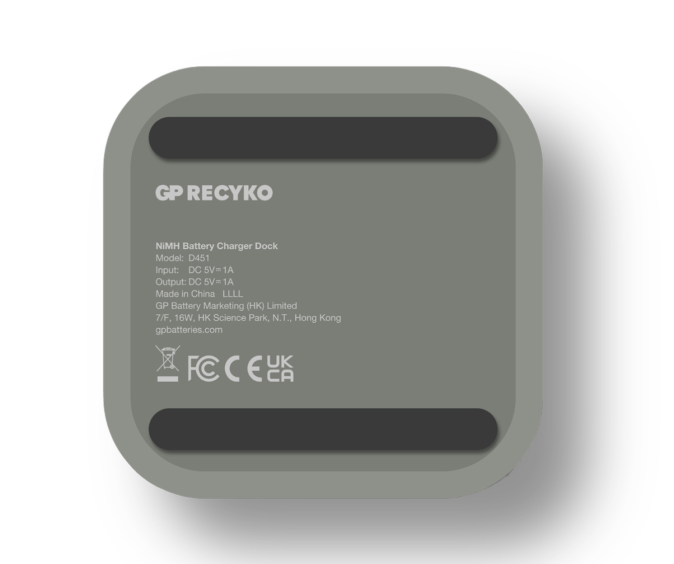 GP Battery M452D 4-Port inkl. Dockingstation Akku-Schnellladegerät Akkus - Ladegerät - Nickel-Metallhydrid (NiMH), Ansicht 4