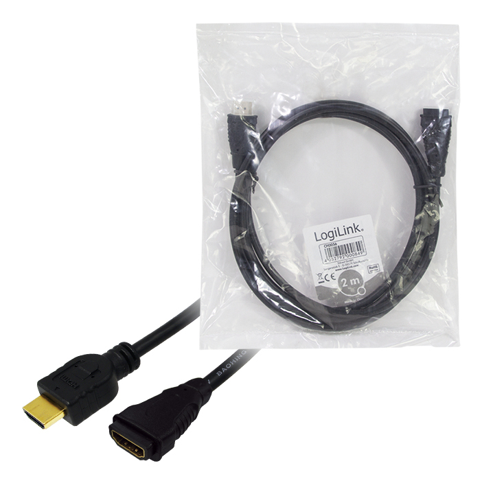 LogiLink High Speed with Ethernet - HDMI-Verlängerungskabel mit Ethernet, Ansicht 2