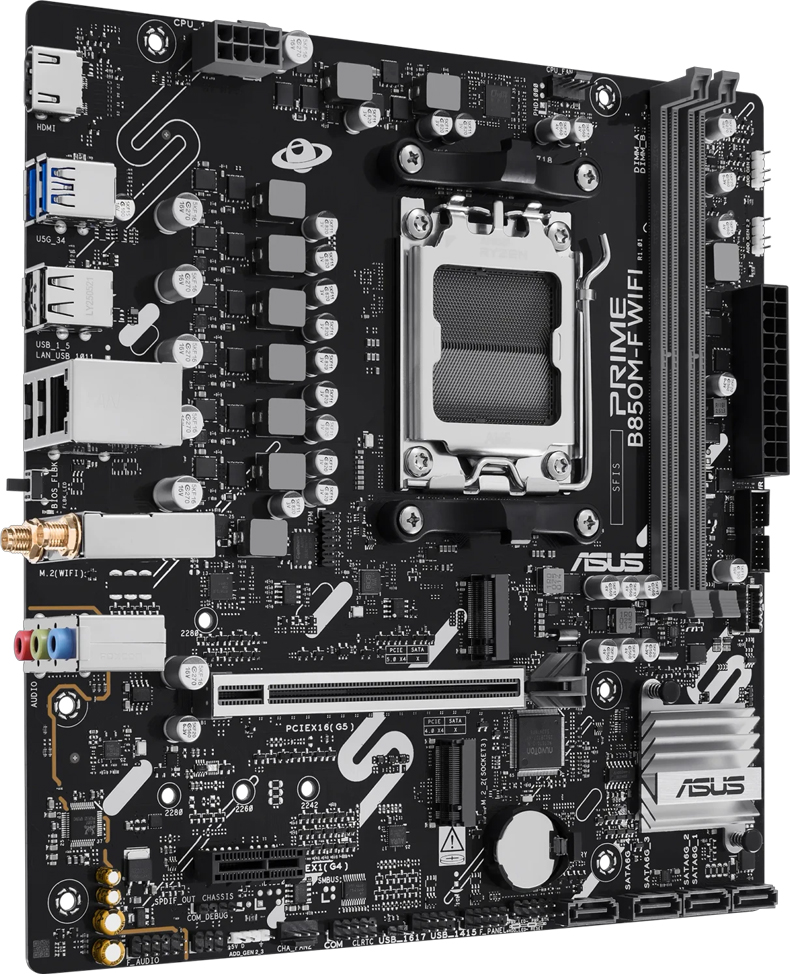 ASUS PRIME B850M-F WIFI 90MB1N80-M0EAY0 - Mainboard - AMD Sockel AM5 (Ryzen Zen4)